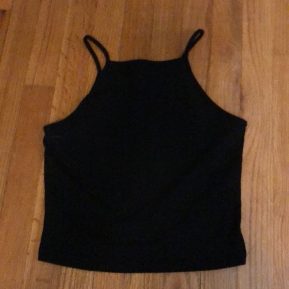black tank top